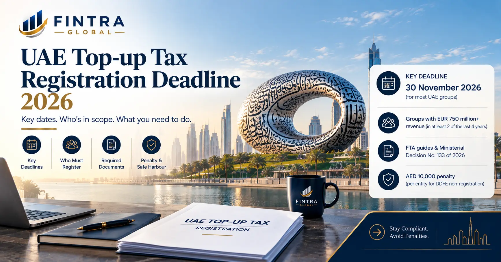 UAE DMTT Explained: 15% Top-Up Tax & 2026 Deadlines