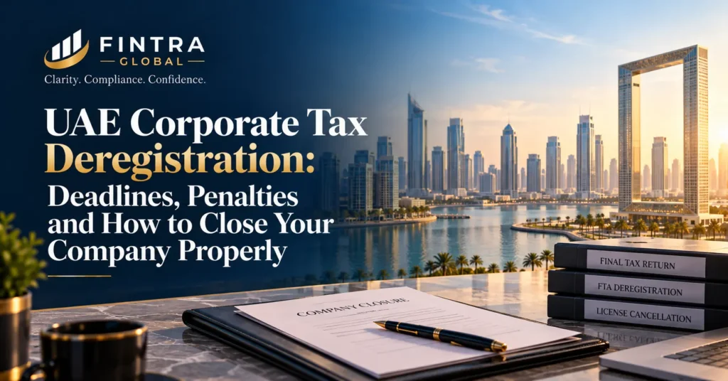 UAE Corporate Tax deregistration deadline and process when closing a company